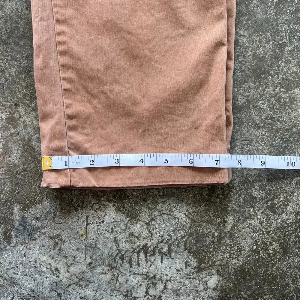 Tommy Hilfiger Custom Fit Chino Pants Mens 32x32 Salmon Tan Stretch